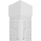 Ekena Millwork Craftsman Classic Square Non-Tapered Hastings Fretwork Column w/ Standard Capital & Standard Base CC0809ENHASCSCS - alternate 2